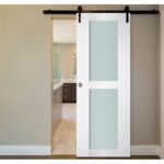 Nova Italia Vetro 2 Lite Alaskan White Laminate Interior Door