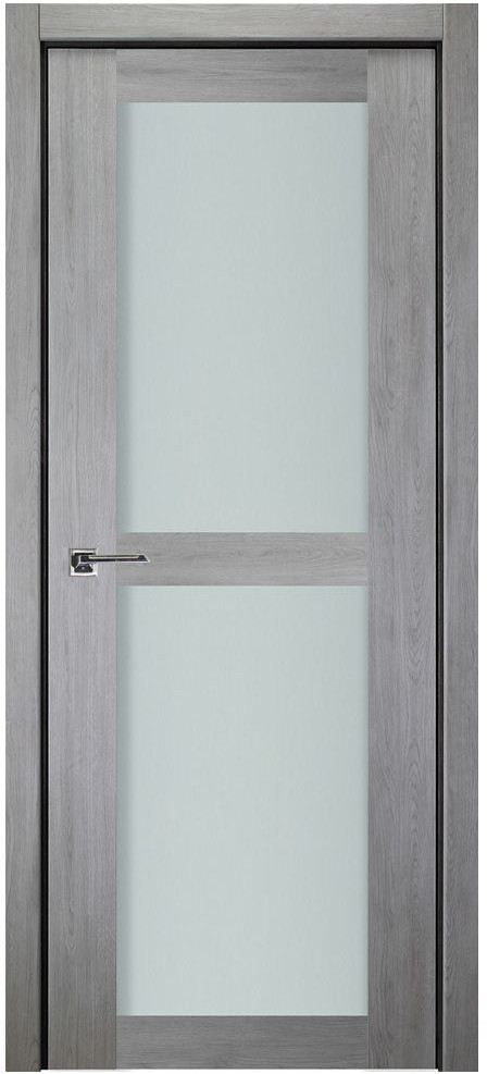 Nova Italia Vetro 2 Lite Light Grey Laminate Interior Door