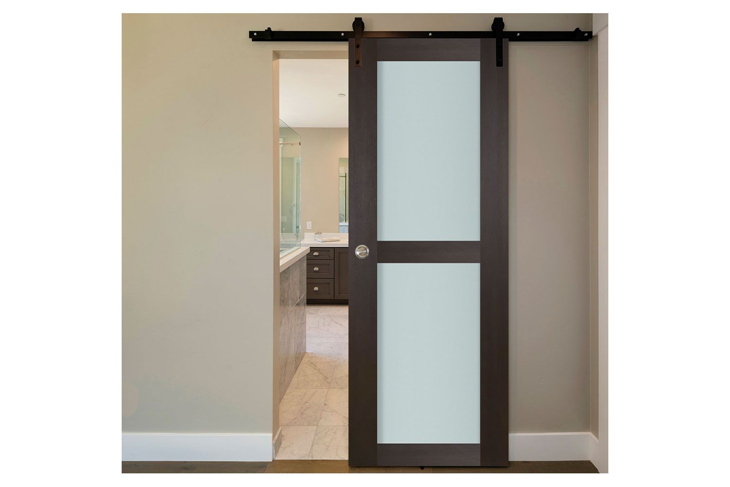 Nova Italia Vetro 2 Lite Premium Wenge Laminate Interior Door