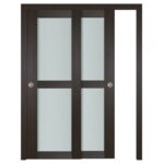 Nova Italia Vetro 2 Lite Premium Wenge Laminate Interior Door