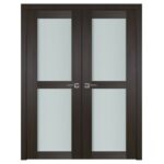 Nova Italia Vetro 2 Lite Premium Wenge Laminate Interior Door