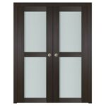 Nova Italia Vetro 2 Lite Premium Wenge Laminate Interior Door