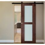 Nova Italia Vetro 2 Lite Prestige Brown Laminate Interior Door