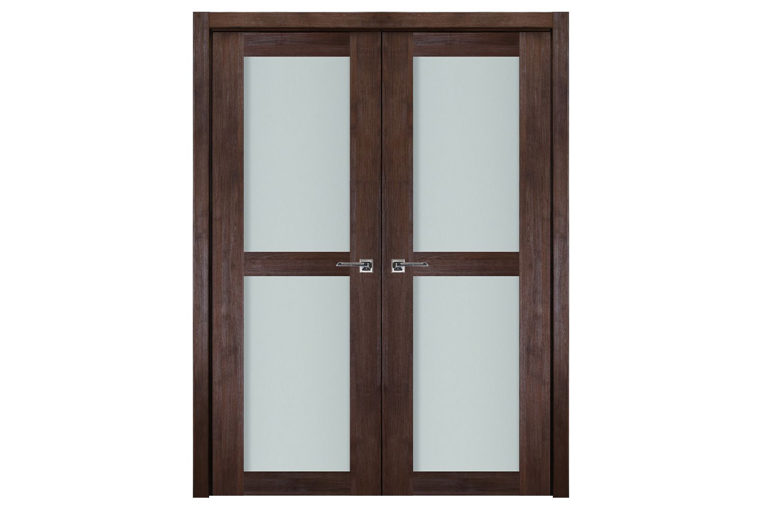 Nova Italia Vetro 2 Lite Prestige Brown Laminate Interior Door