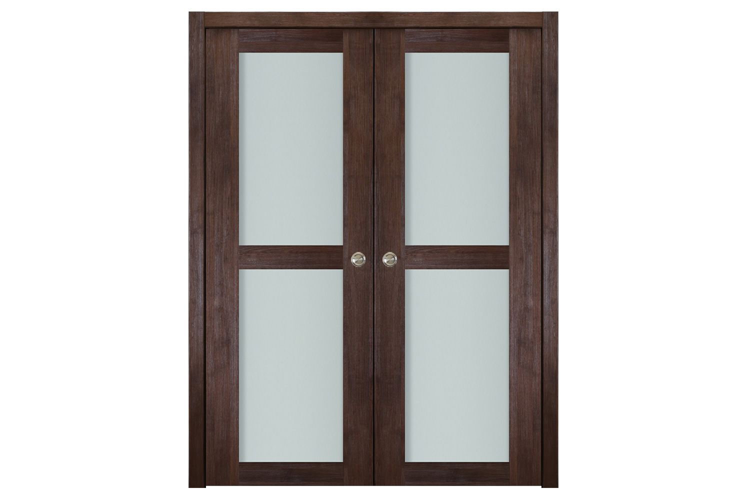 Nova Italia Vetro 2 Lite Prestige Brown Laminate Interior Door