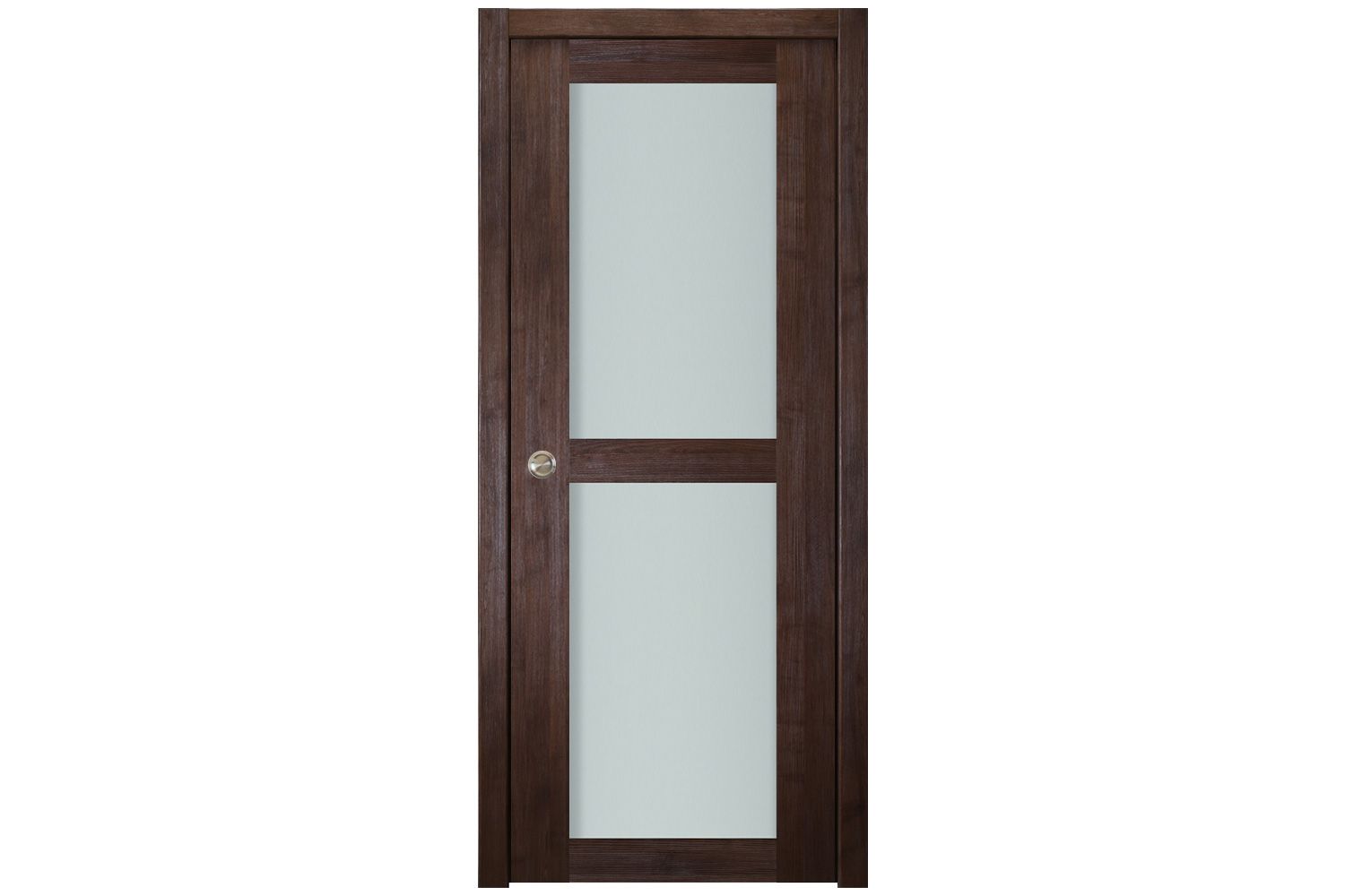 Nova Italia Vetro 2 Lite Prestige Brown Laminate Interior Door