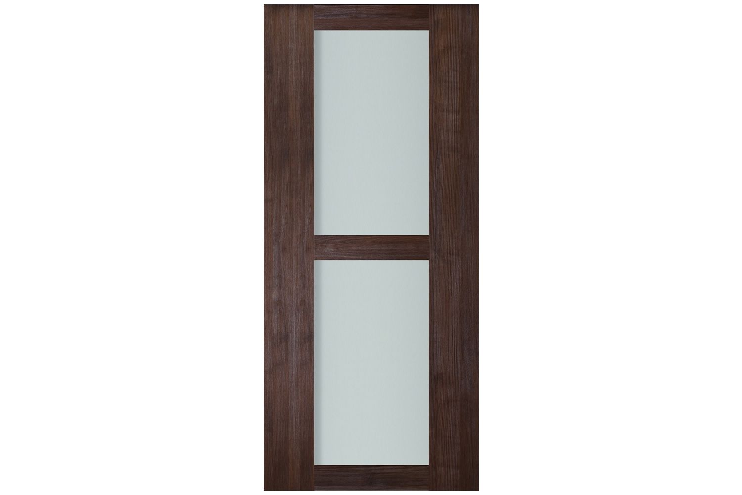 Nova Italia Vetro 2 Lite Prestige Brown Laminate Interior Door