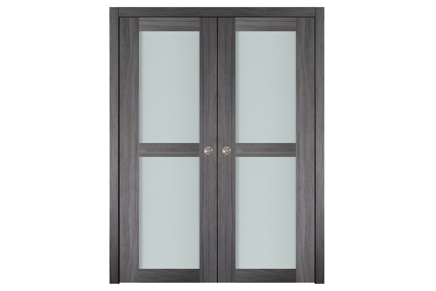 Nova Italia Vetro 2 Lite Swiss Elm Laminate Interior Door