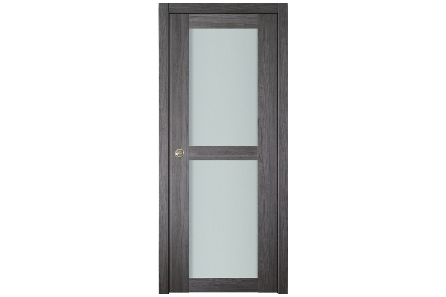 Nova Italia Vetro 2 Lite Swiss Elm Laminate Interior Door