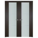 Nova Italia Vetro 2H Premium Wenge Laminate Interior Door