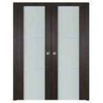 Nova Italia Vetro 2H Premium Wenge Laminate Interior Door