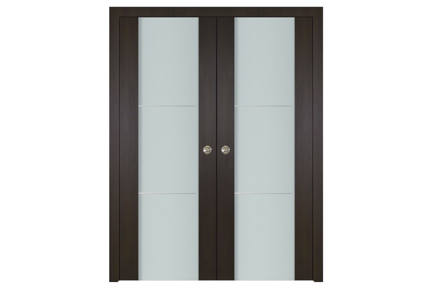 Nova Italia Vetro 2H Premium Wenge Laminate Interior Door