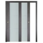 Nova Italia Vetro 2H Swiss Elm Laminate Interior Door