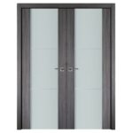 Nova Italia Vetro 2H Swiss Elm Laminate Interior Door