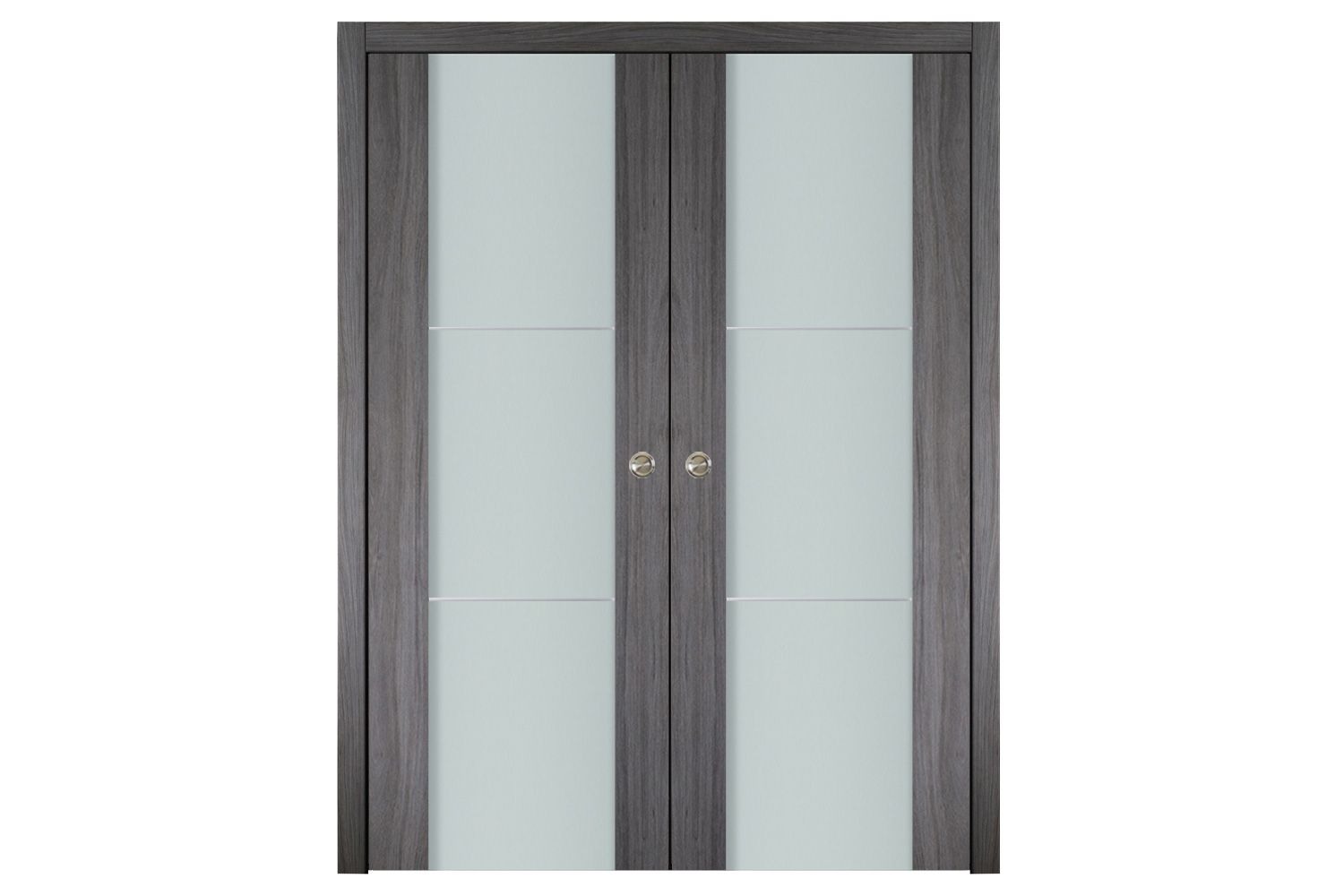 Nova Italia Vetro 2H Swiss Elm Laminate Interior Door