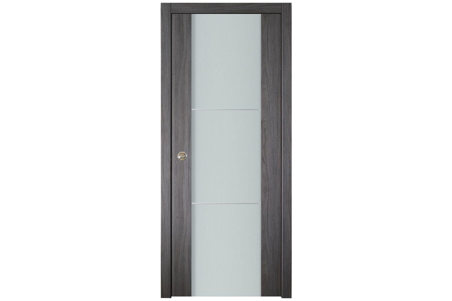 Nova Italia Vetro 2H Swiss Elm Laminate Interior Door