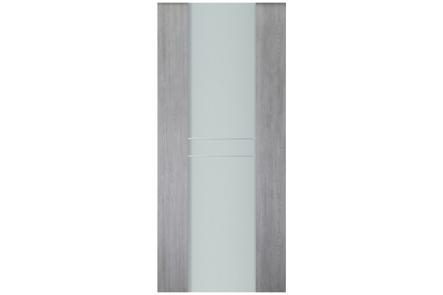 Nova Italia Vetro 2HC Light Grey Laminate Interior Door