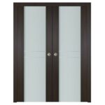 Nova Italia Vetro 2HC Premium Wenge Laminate Interior Door