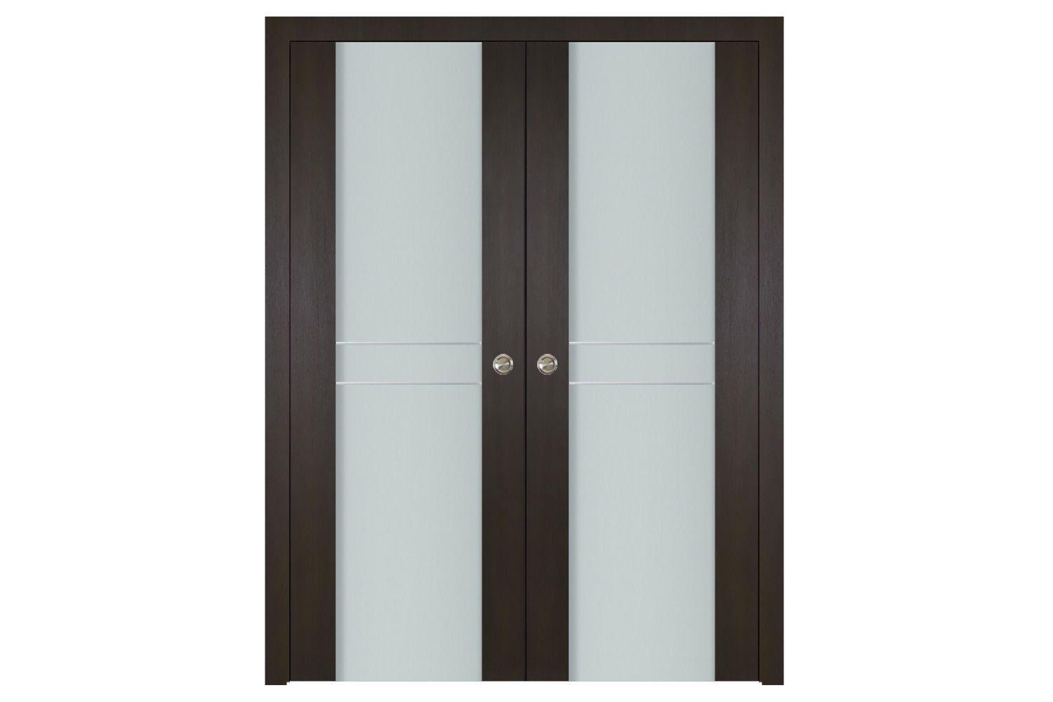 Nova Italia Vetro 2HC Premium Wenge Laminate Interior Door