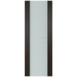 Nova Italia Vetro 2HC Premium Wenge Laminate Interior Door