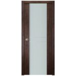 Nova Italia Vetro 2HC Prestige Brown Laminate Interior Door