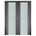 Nova Italia Vetro 2HC Swiss Elm Laminate Interior Door