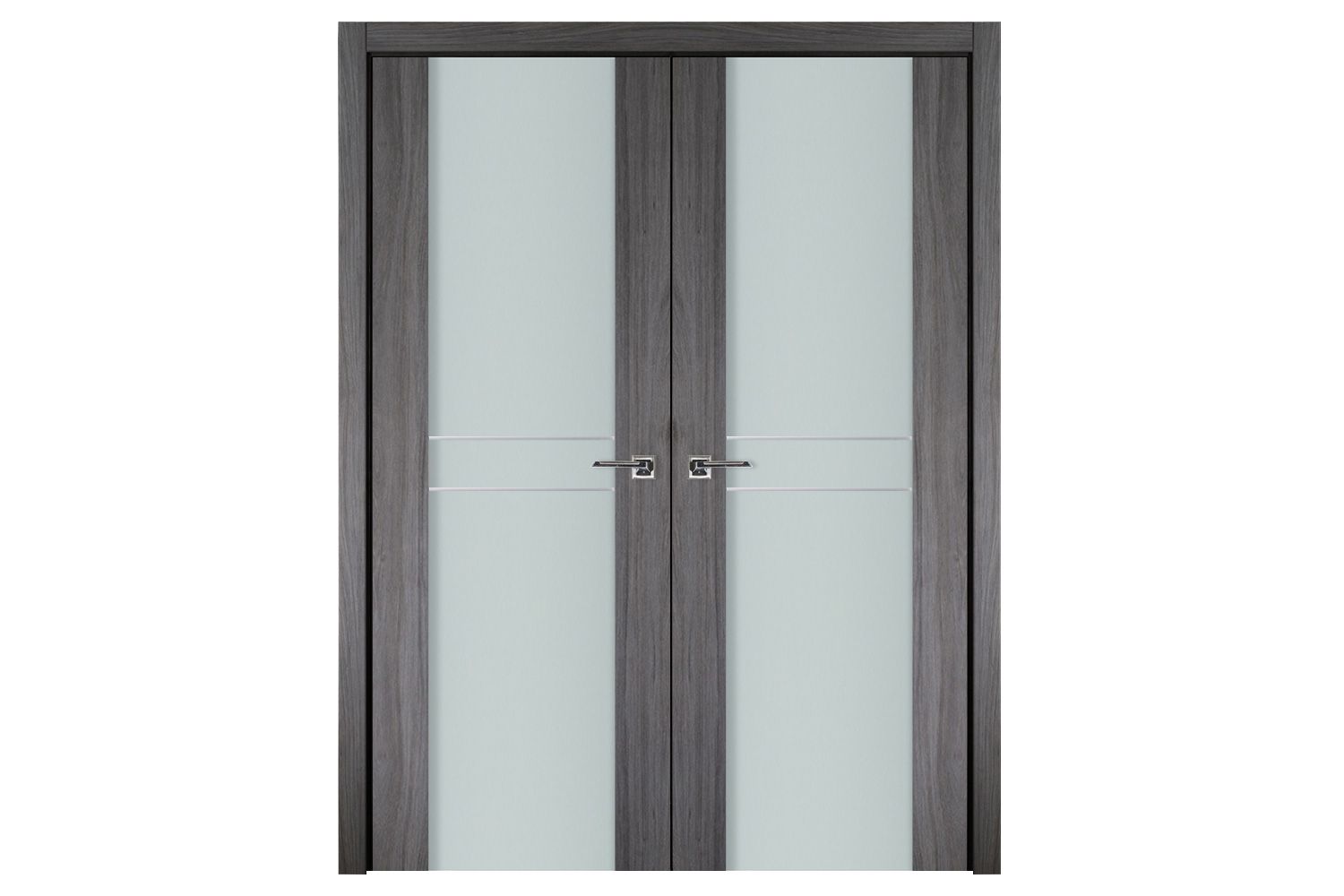 Nova Italia Vetro 2HC Swiss Elm Laminate Interior Door