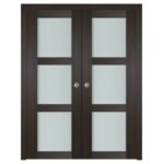 Nova Italia Vetro 3 Lite Premium Wenge Laminate Interior Door