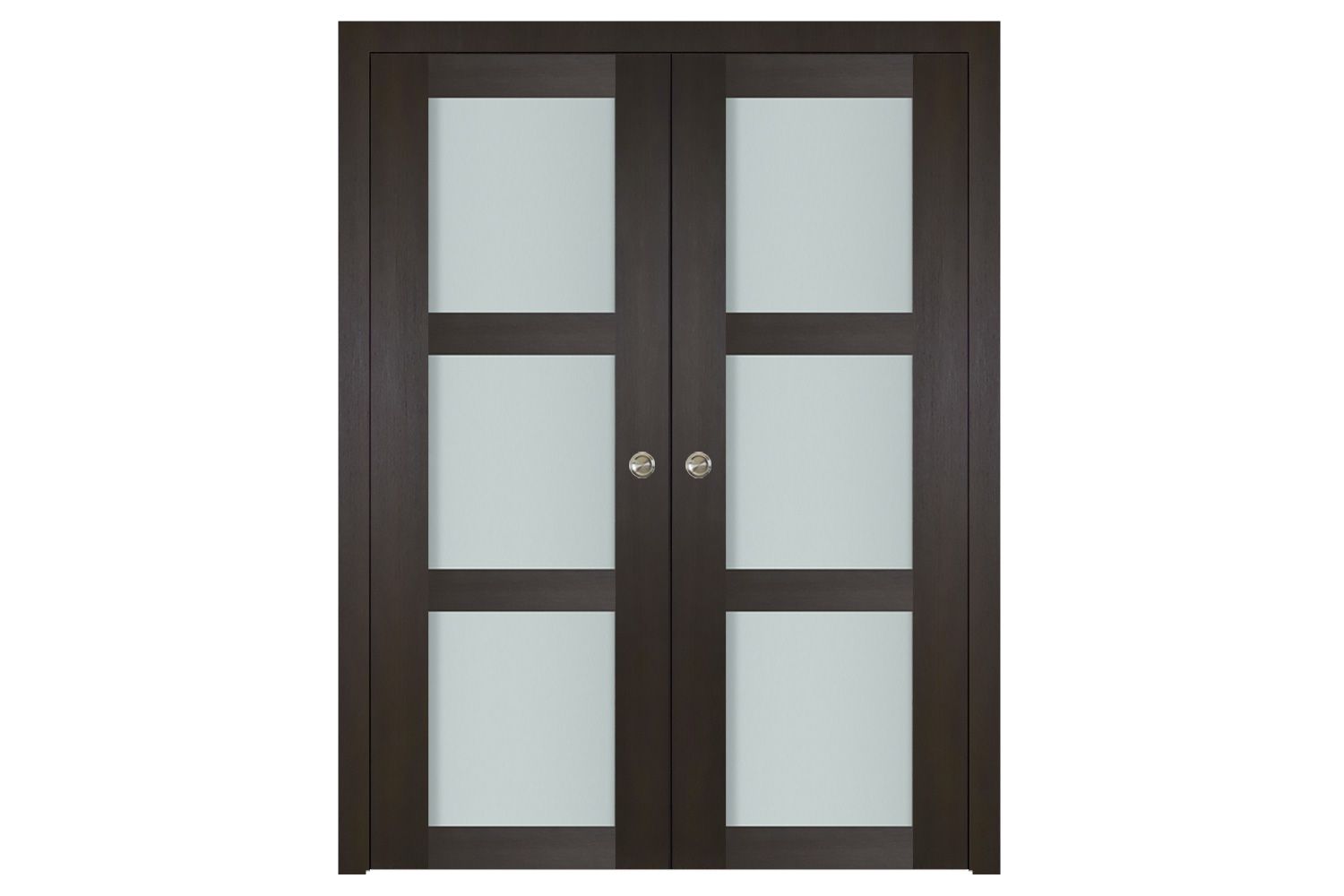 Nova Italia Vetro 3 Lite Premium Wenge Laminate Interior Door