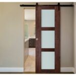 Nova Italia Vetro 3 Lite Prestige Brown Laminate Interior Door