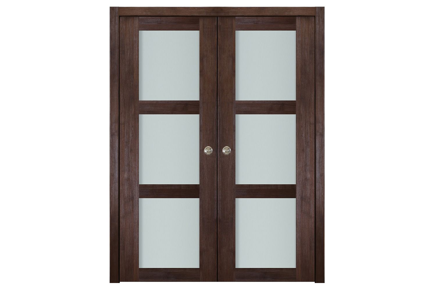 Nova Italia Vetro 3 Lite Prestige Brown Laminate Interior Door