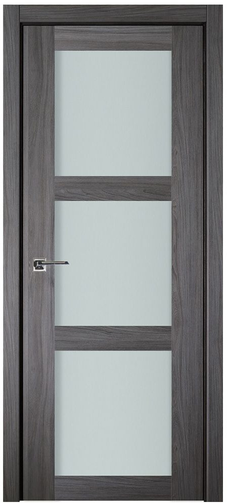 Nova Italia Vetro 3 Lite Swiss Elm Laminate Interior Door