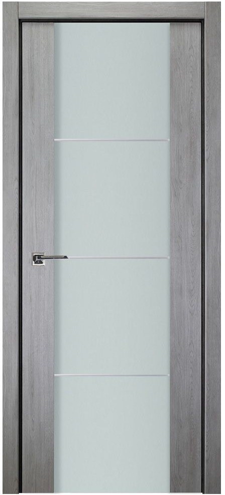 Nova Italia Vetro 3H Light Grey Laminate Interior Door