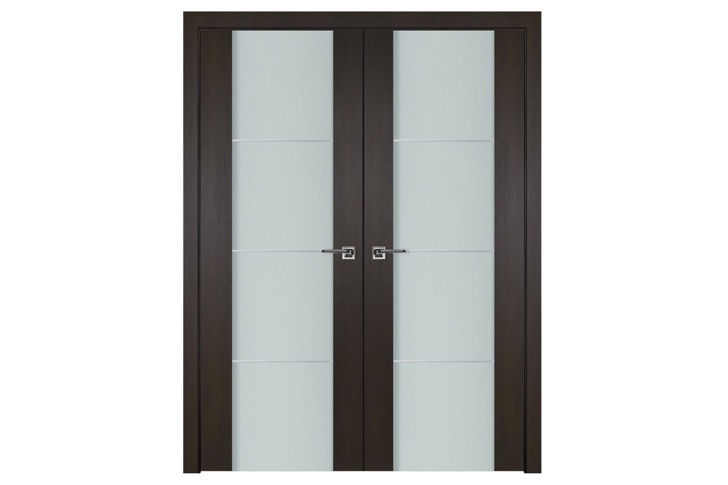 Nova Italia Vetro 3H Premium Wenge Laminate Interior Door