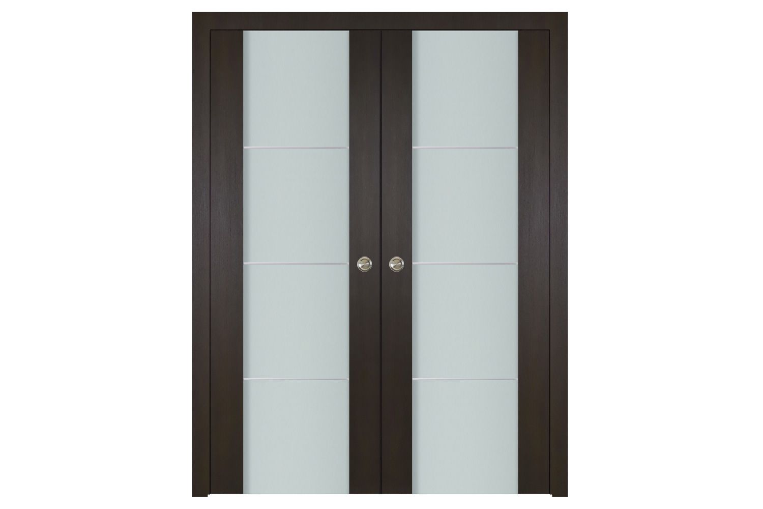 Nova Italia Vetro 3H Premium Wenge Laminate Interior Door