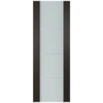 Nova Italia Vetro 3H Premium Wenge Laminate Interior Door