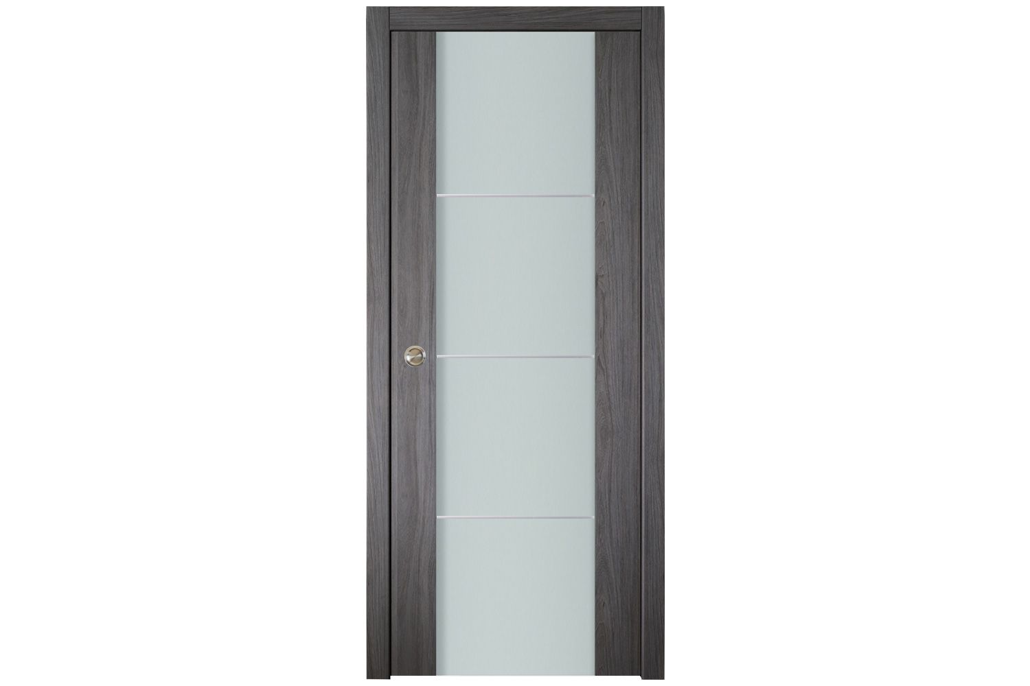 Nova Italia Vetro 3H Swiss Elm Laminate Interior Door