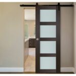 Nova Italia Vetro 4 Lite Premium Wenge Laminate Interior Door