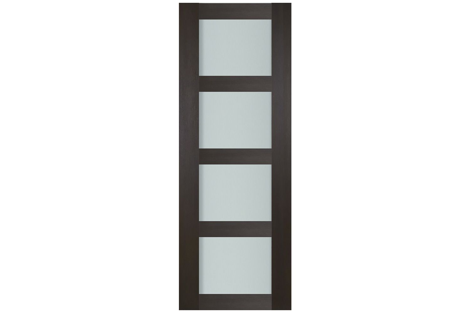 Nova Italia Vetro 4 Lite Premium Wenge Laminate Interior Door