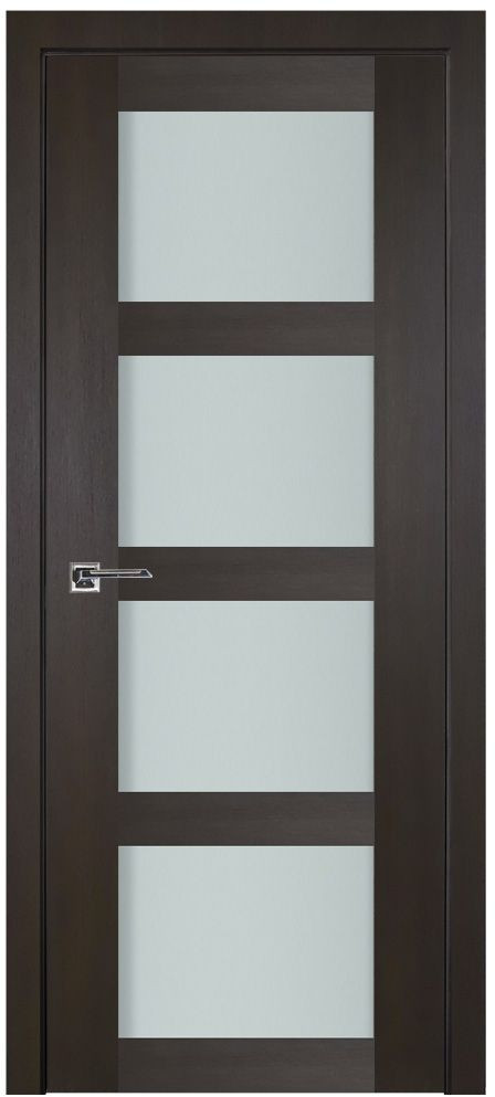 Nova Italia Vetro 4 Lite Premium Wenge Laminate Interior Door