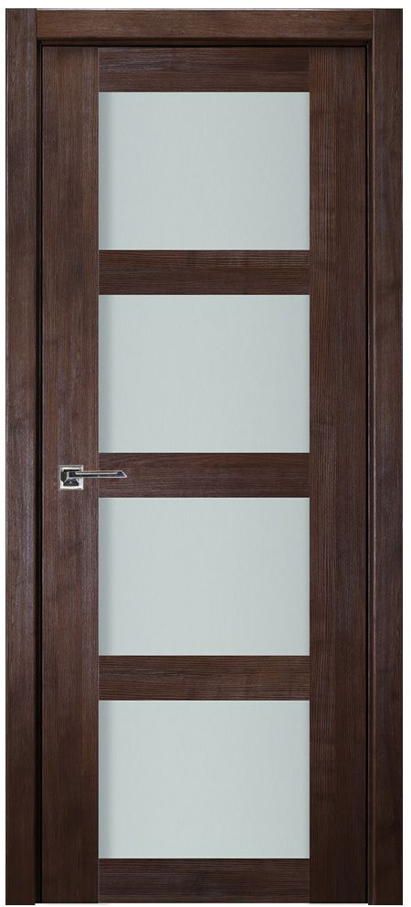 Nova Italia Vetro 4 Lite Prestige Brown Laminate Interior Door