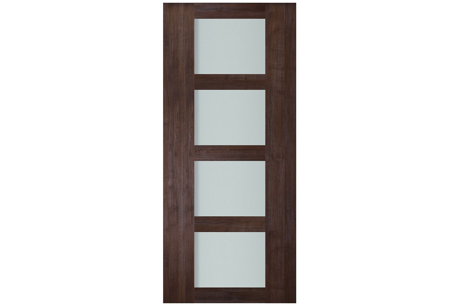 Nova Italia Vetro 4 Lite Prestige Brown Laminate Interior Door