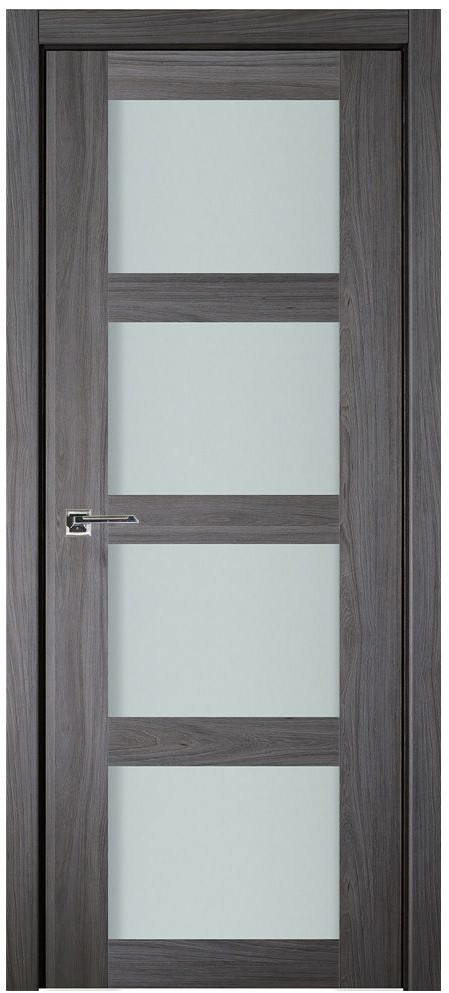 Nova Italia Vetro 4 Lite Swiss Elm Laminate Interior Door