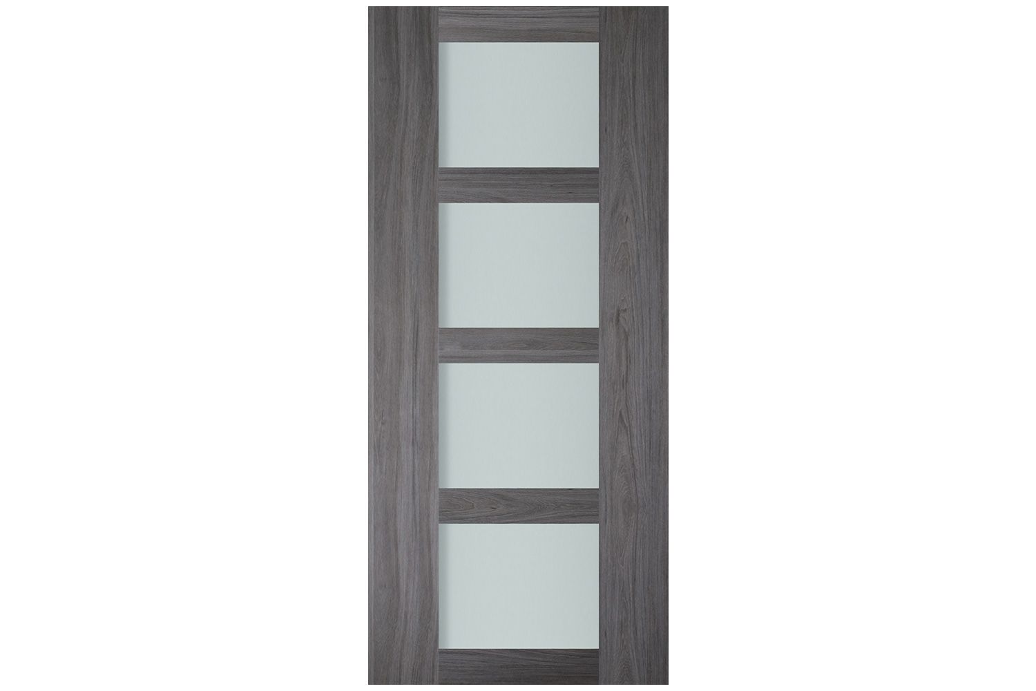 Nova Italia Vetro 4 Lite Swiss Elm Laminate Interior Door