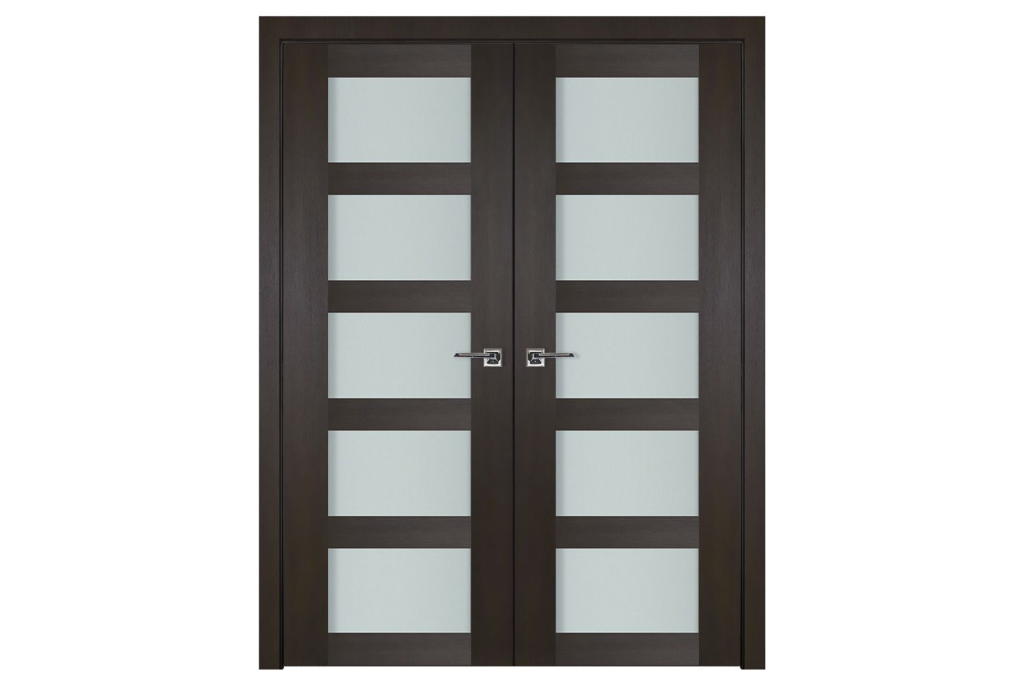 Nova Italia Vetro 5 Lite Premium Wenge Laminate Interior Door