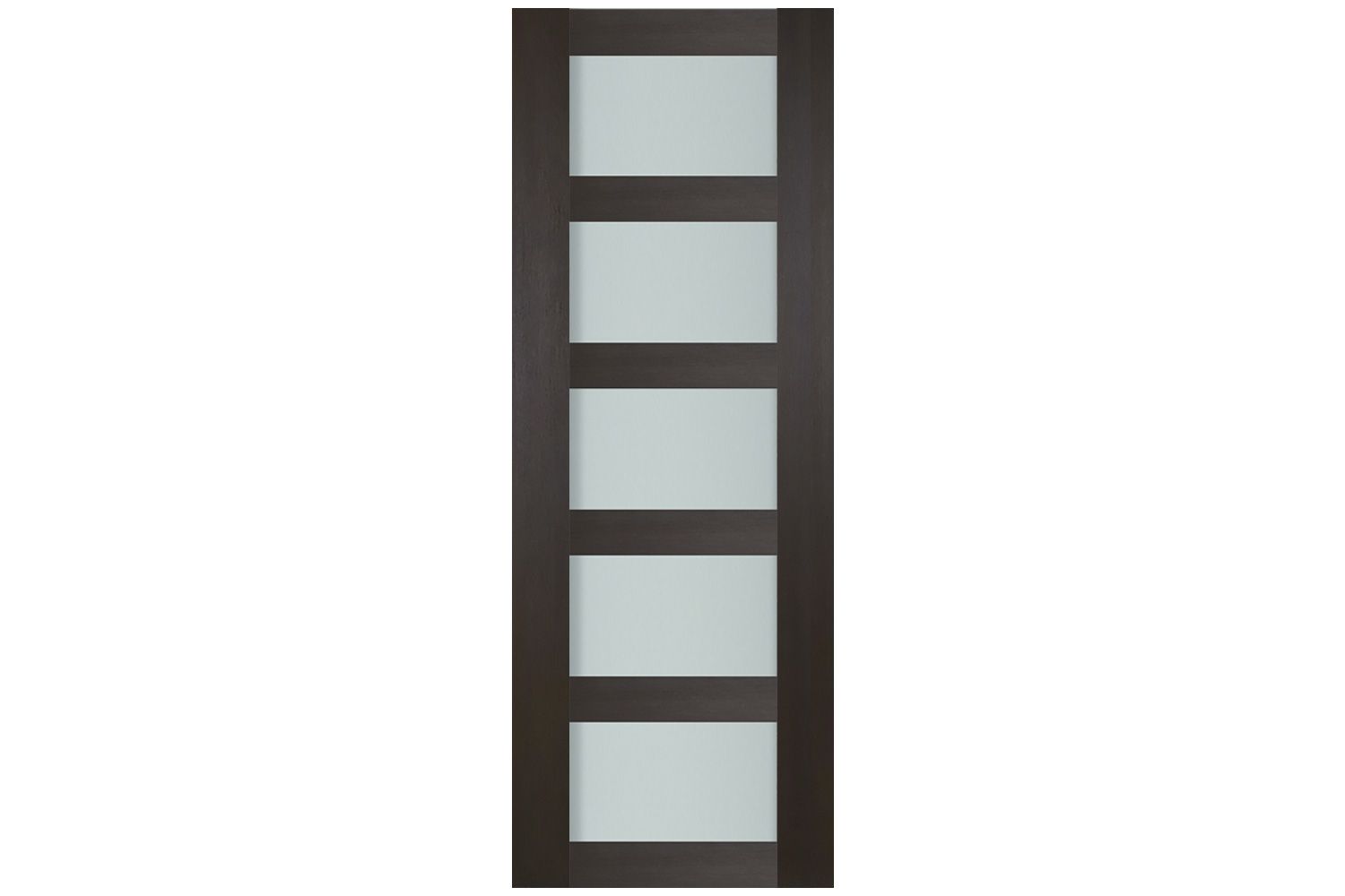 Nova Italia Vetro 5 Lite Premium Wenge Laminate Interior Door