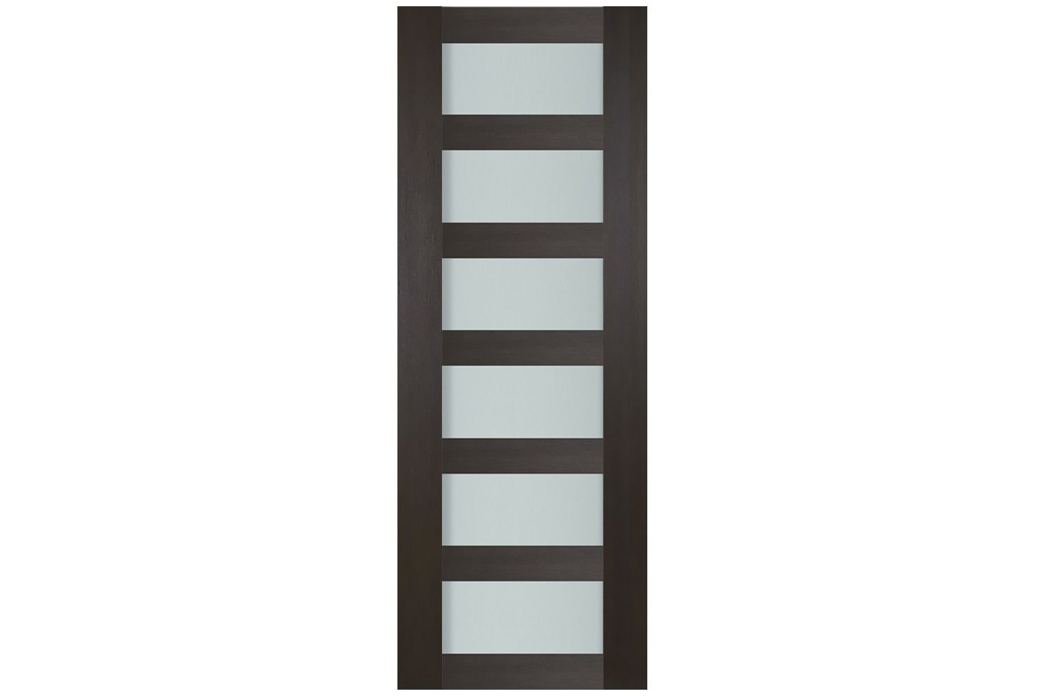 Nova Italia Vetro 6 Lite Premium Wenge Laminate Interior Door