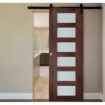 Nova Italia Vetro 6 Lite Prestige Brown Laminate Interior Door