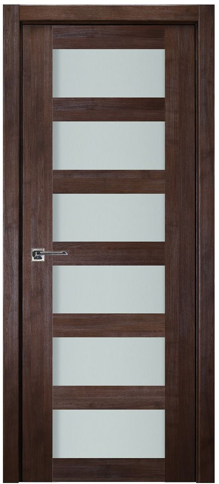 Nova Italia Vetro 6 Lite Prestige Brown Laminate Interior Door