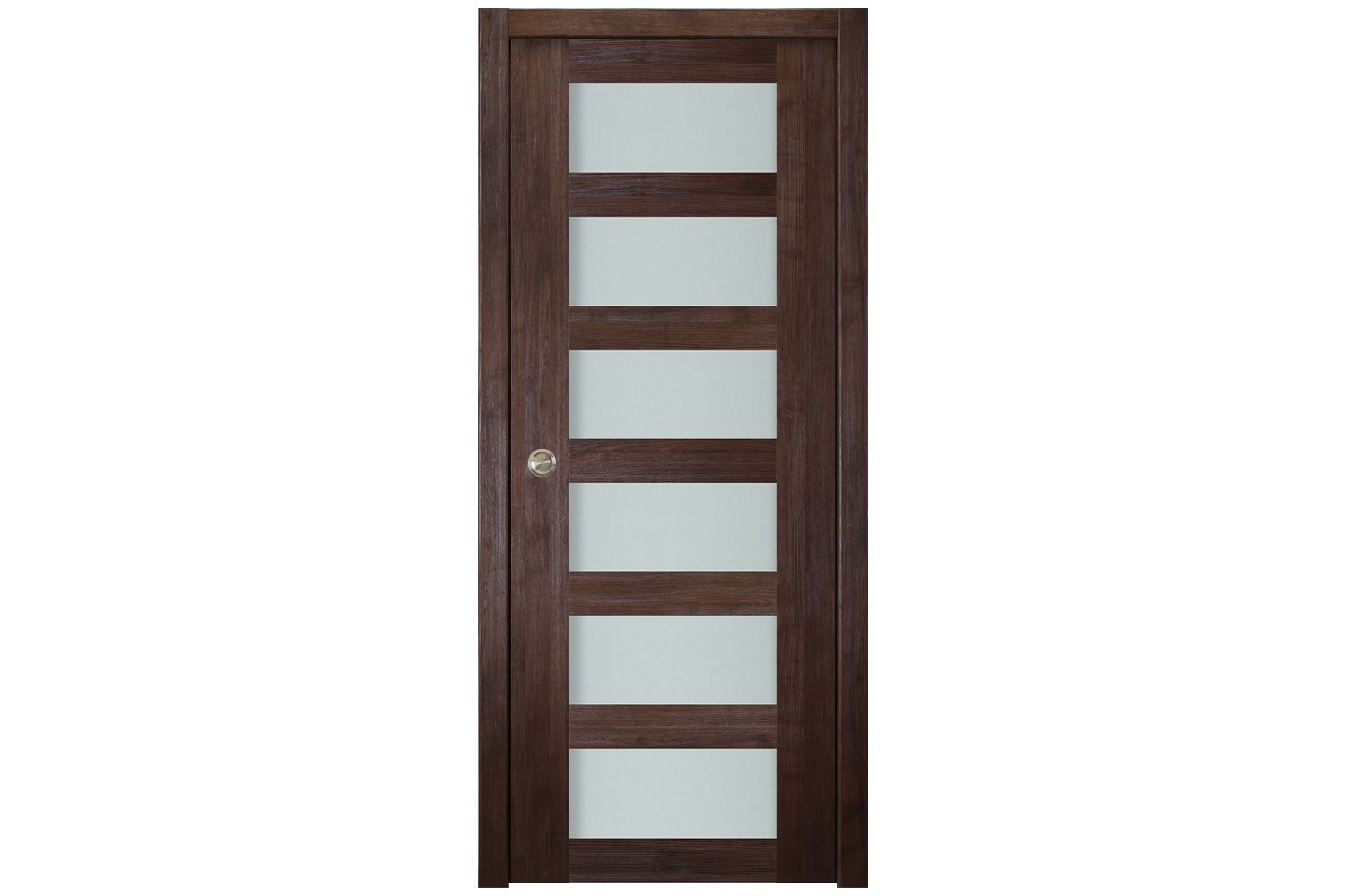 Nova Italia Vetro 6 Lite Prestige Brown Laminate Interior Door